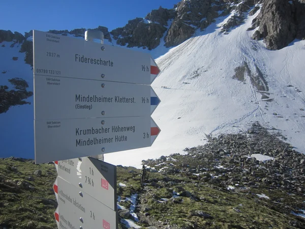Esqui Alpes Bávaros Aldeia Oberstdorf — Fotografia de Stock