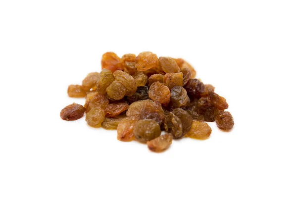 Pile Raisins Isolated White Background — Stock Photo, Image