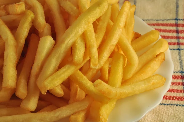 French Fries Tomato Sauce — Stock Photo, Image