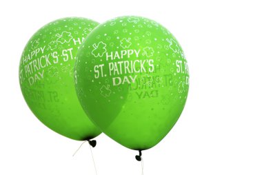 St. Patrick's Day balloons clipart