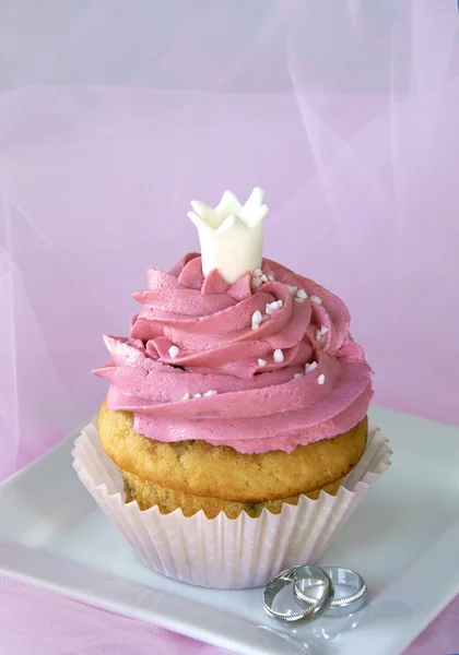 Bruiloft cupcake — Stockfoto