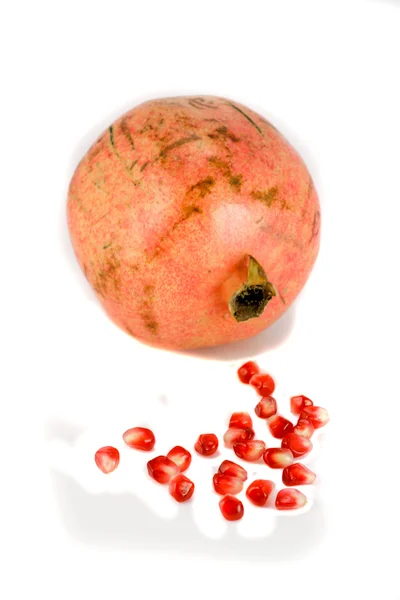 Velké Granátové Jablko Obilím — Stock fotografie