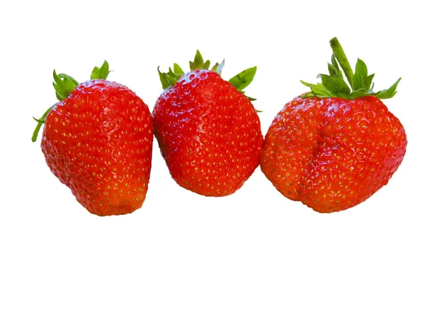 Strawberries White Backround — Stock Photo, Image