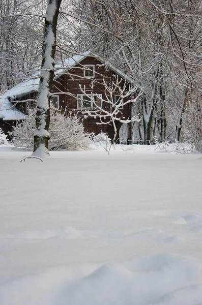 Dom snowy — Zdjęcie stockowe