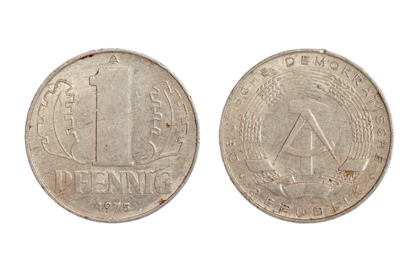 Рідка монета Демократичної Республіки Німеччини — стокове фото