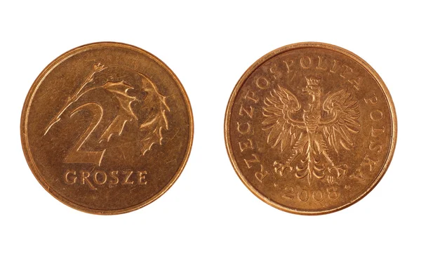 ポーランドのコイン — ストック写真