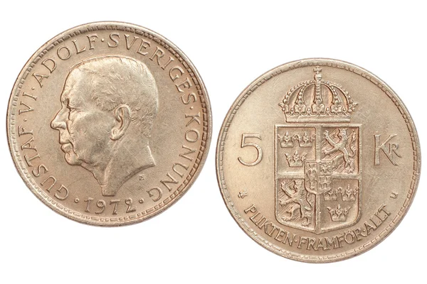 スウェーデンのコイン — ストック写真
