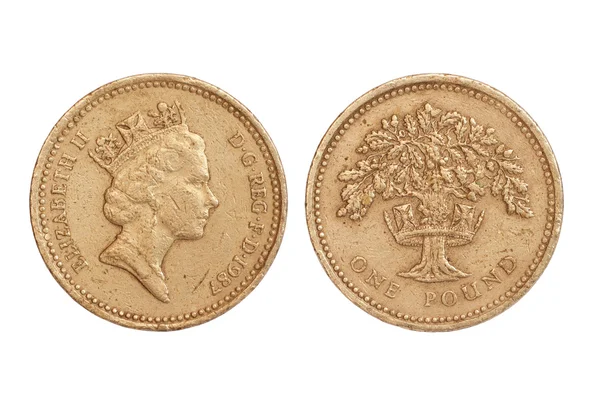 英国のコイン — ストック写真