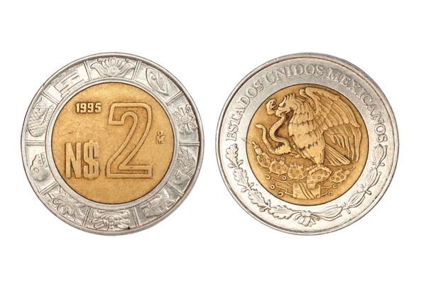 Монета Мексики — стоковое фото