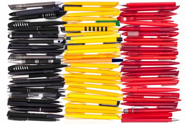 Bandeira da Bélgica das canetas — Fotografia de Stock