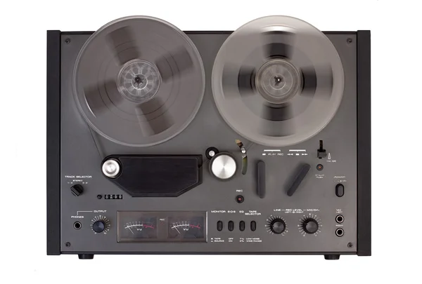 卷盘磁带录音机 — 图库照片