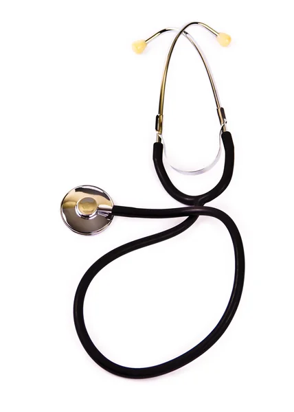 Phonendoscope Stetoskop Bílém Pozadí Samostatný — Stock fotografie
