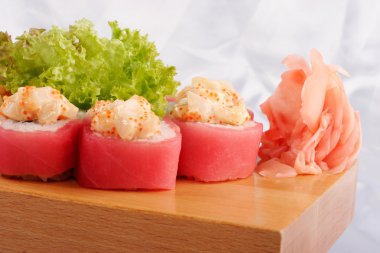 Sushi maguro hotate mayonnaise clipart