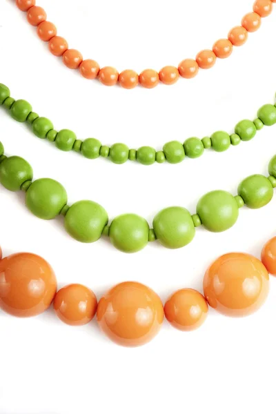 Oranje Groen Gekleurde Ketting — Stockfoto