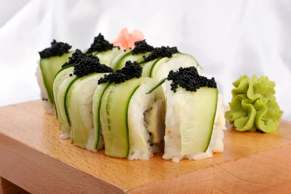 Shushi Caviar Negro —  Fotos de Stock