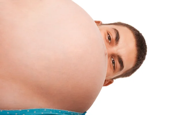 Belly with a head — Stock Photo, Image