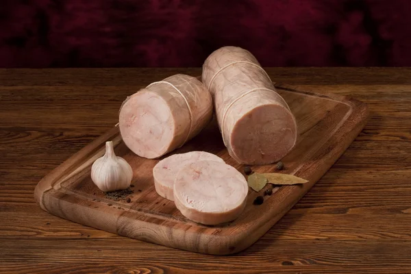 A hús roll összetétele — Stock Fotó