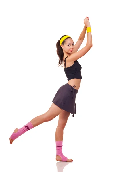 Chica joven haciendo ejercicios —  Fotos de Stock