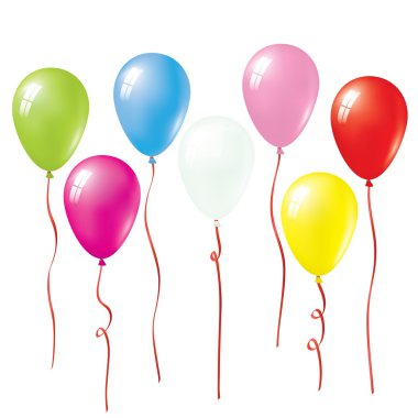 Colorful Balloons clipart