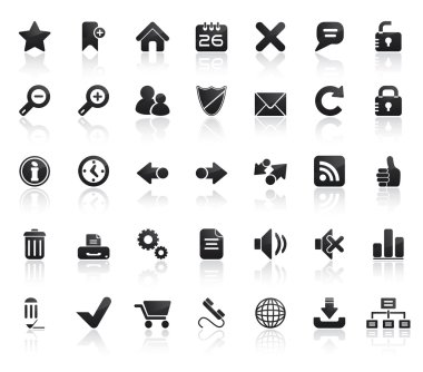 Web Icon Set clipart