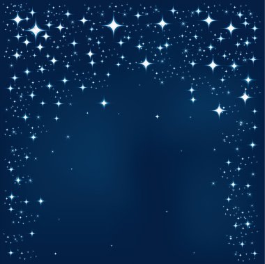 Blue Star Background clipart