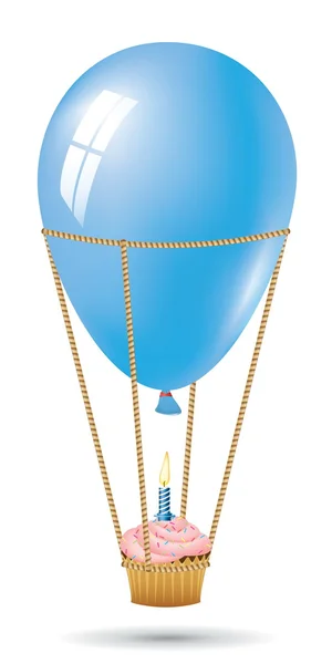 生日矢量概念 气球集合 — 图库矢量图片