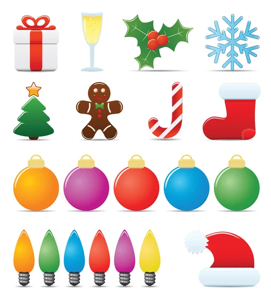 stock vector Christmas Icon Set