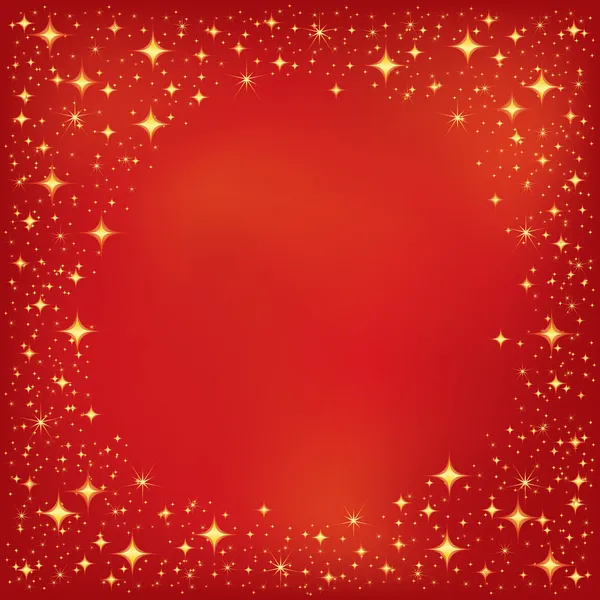 Roter Sternenhintergrund Star Hintergrundserie — Stockvektor