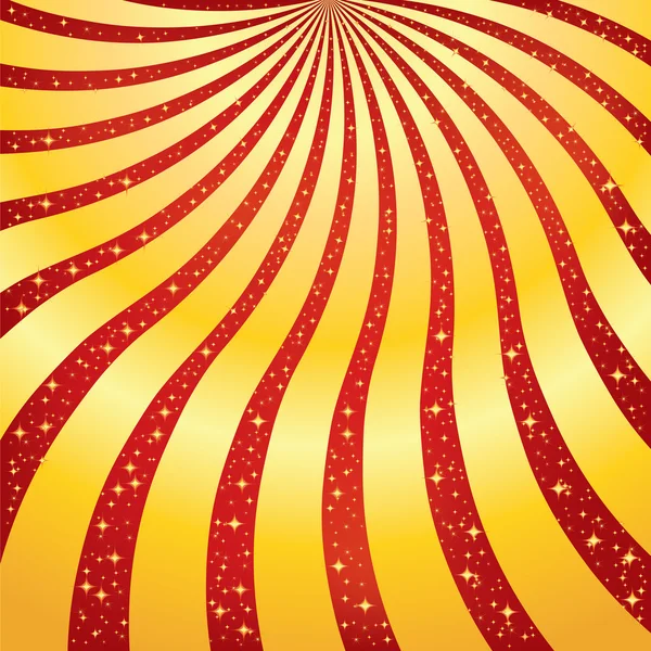 Χρυσές Ακτίνες Διάνυσμα Φόντο Σειρά Αστέρι Φόντο — Διανυσματικό Αρχείο