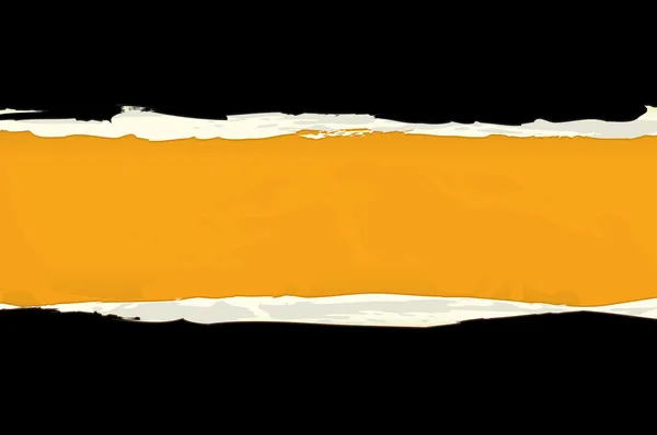 Vector Abstract Oranje Gescheurd Papier — Stockvector