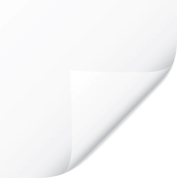 Beyaz Vektör Sayfa Köşesi Kıvrılmış Kağıt Koleksiyonu — Stok Vektör