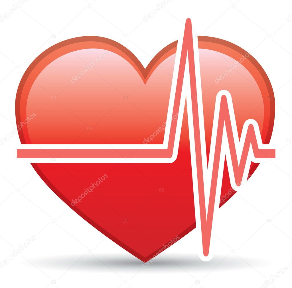 Heart Rate Vector Design Element