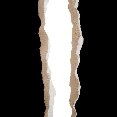 Vertical Torn Cardboard clipart