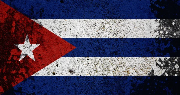 Bandiera Cuba Grunge Serie Bandiere Vedere Più Nel Mio Portafoglio — Foto Stock