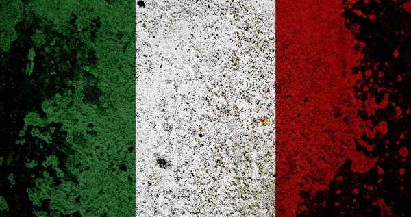 Grunge Vlajka Itálie Označit Kolekce Více Mém Portfoliu — Stock fotografie