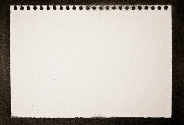 Imprimir Grunge Notepad Pronto Para Sua Mensagem — Fotografia de Stock