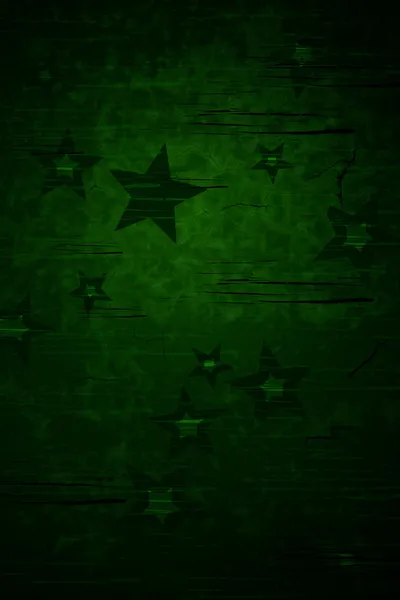 Grön Stjärna Bakgrund Grunge Bakgrunder Serien — Stockfoto