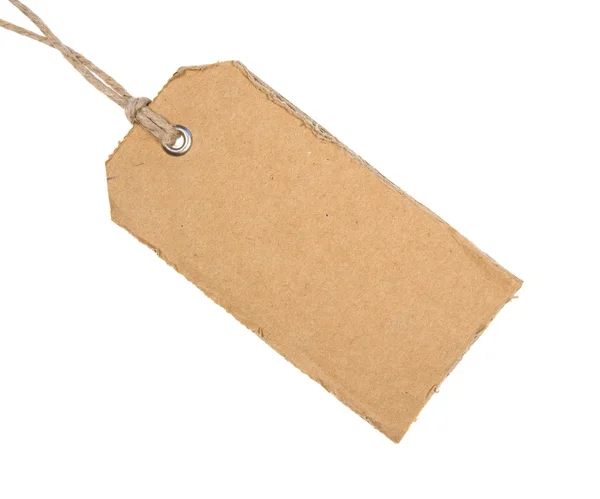 Cardboard Tag — Stock Photo, Image