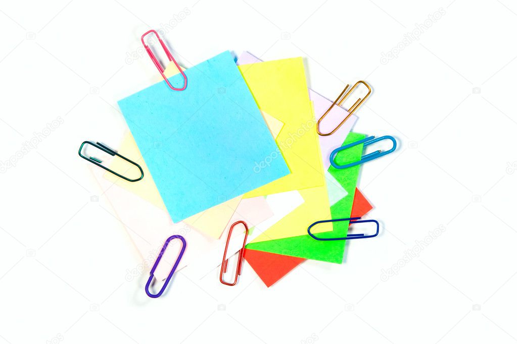 Stack Notes Isolated White Background Stock Photo by ©magicinfoto 4735158