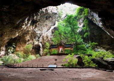 Kuha Karuhas pavillon in Phraya Nakorn cave, national park Khao Sam Roi Yot, Thailand clipart