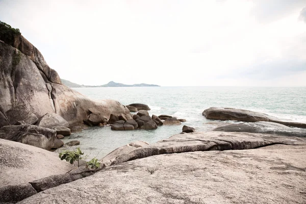 Море Камни Остров Самуи Таиланд — стоковое фото