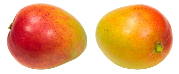 Mango Ligger Isolerad Vit Bakgrund — Stockfoto