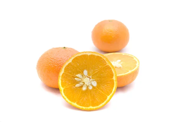 Group Mandarines Food Drinks Series — Stock Photo, Image
