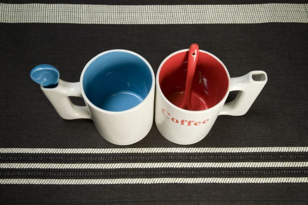 Kahve Bardağı Renk Yiyecek Içecek Serisi — Stok fotoğraf