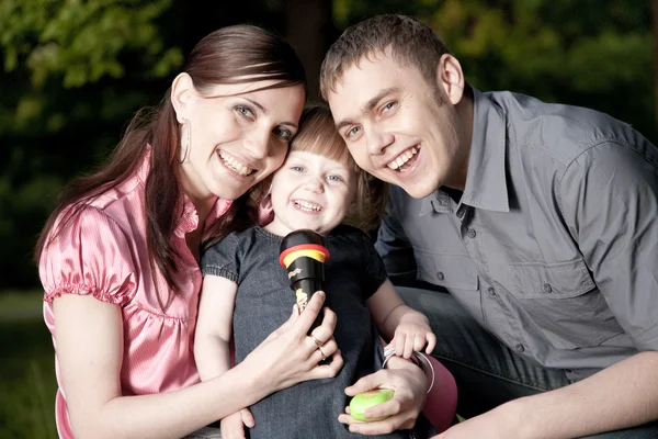 Happy Family Portrait — Stock Photo, Image