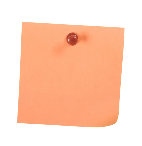 Klipsli turuncu faturası — Stok fotoğraf