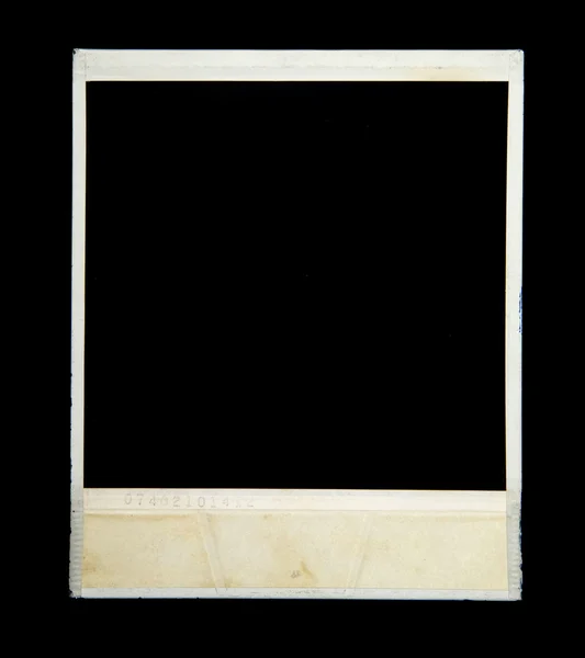 Old Camera Frame Isolated Black Background Stock Picture