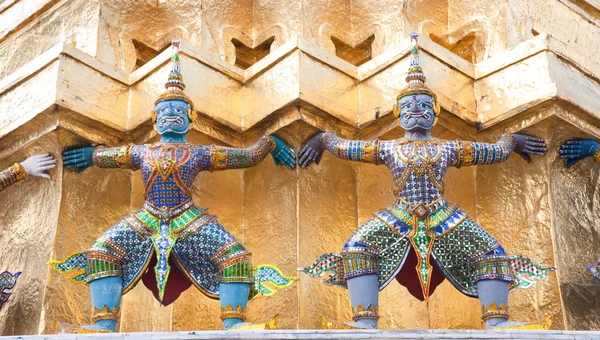 Охороняти Демон Королівський Палац Бангкок Таїланд — стокове фото