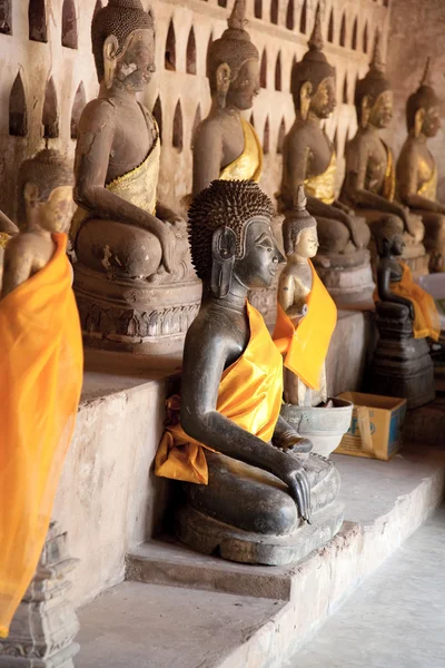 Ancient Buddha sculptures — Stock Photo, Image