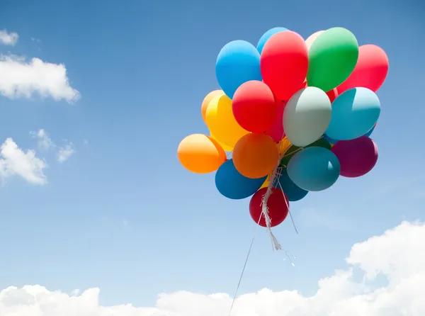 Färgglada ballonger — Stockfoto
